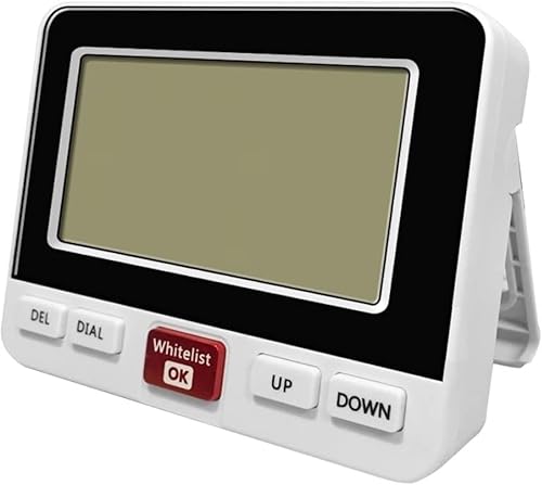 Future Call FC-0215 Jumbo Caller ID - Pantalla LCD grande - Habla número - Habla mensaje personalizado - Bloqueador de llamadas de spam