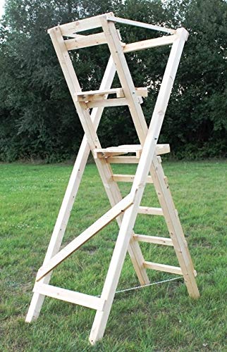 Preisvergleich Produktbild Holz Scherenleiter Waidmannsheil - Made in Germany, Drückjagdbock, Ansitzbock