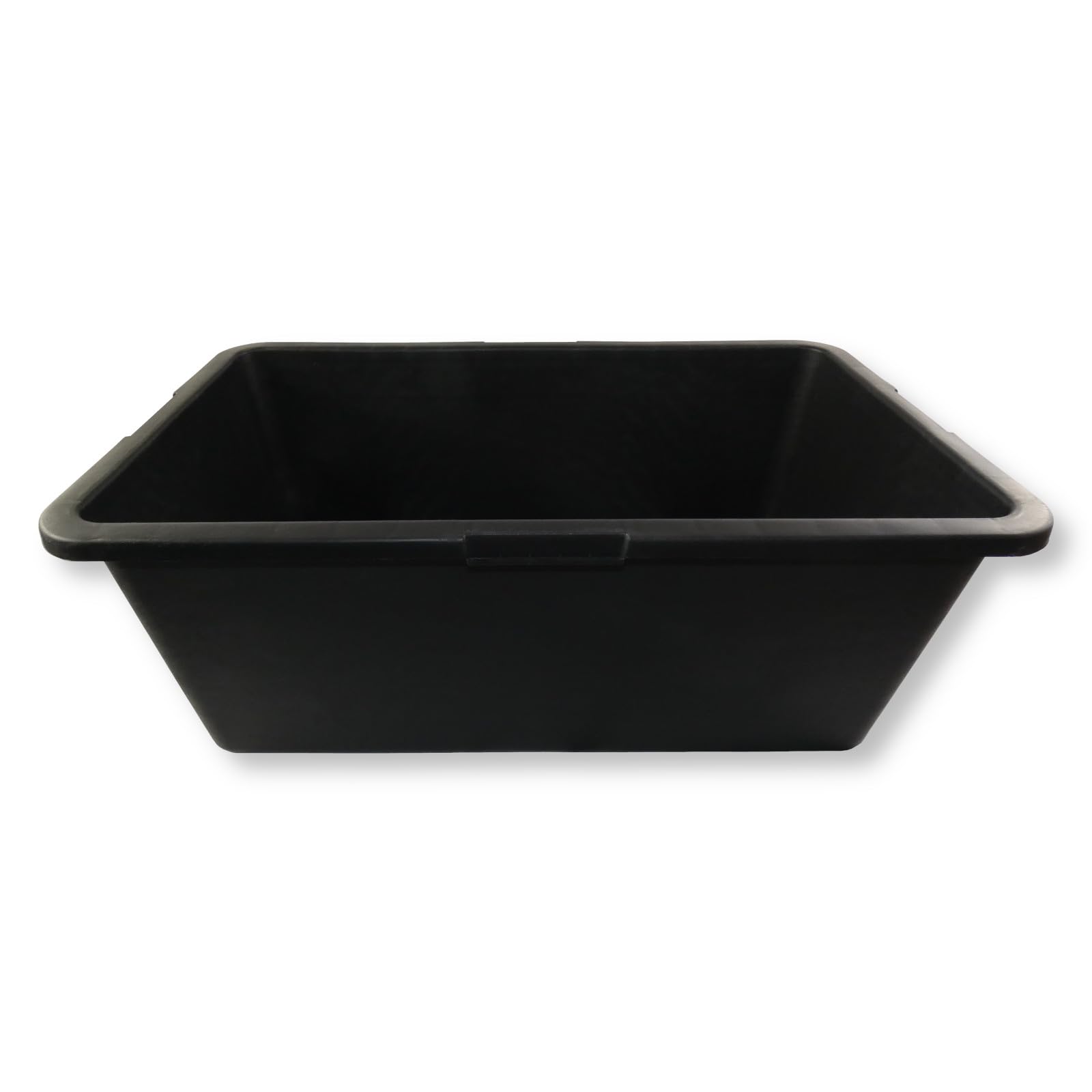DEWEPRO® Bac à Mortier Rectangulaire Noir 80L - Robuste et sans Poignée pour Chantier et Jardin - Idéal pour Professionnels et Bricoleurs, Capacité 80L, Dimensions 71x47x30 cm - Pratique et Durable