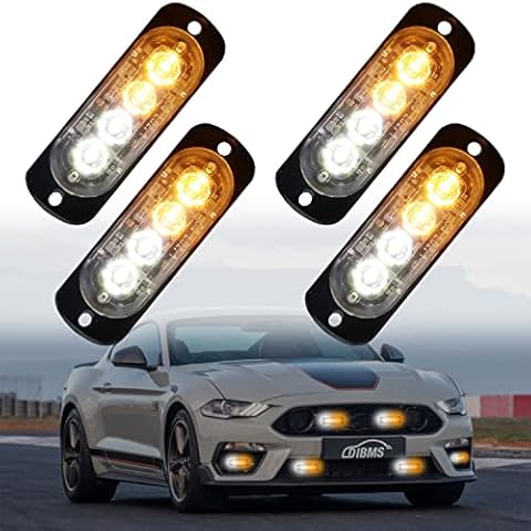 DIBMS LED Emergency Strobe Lights Bar Cover