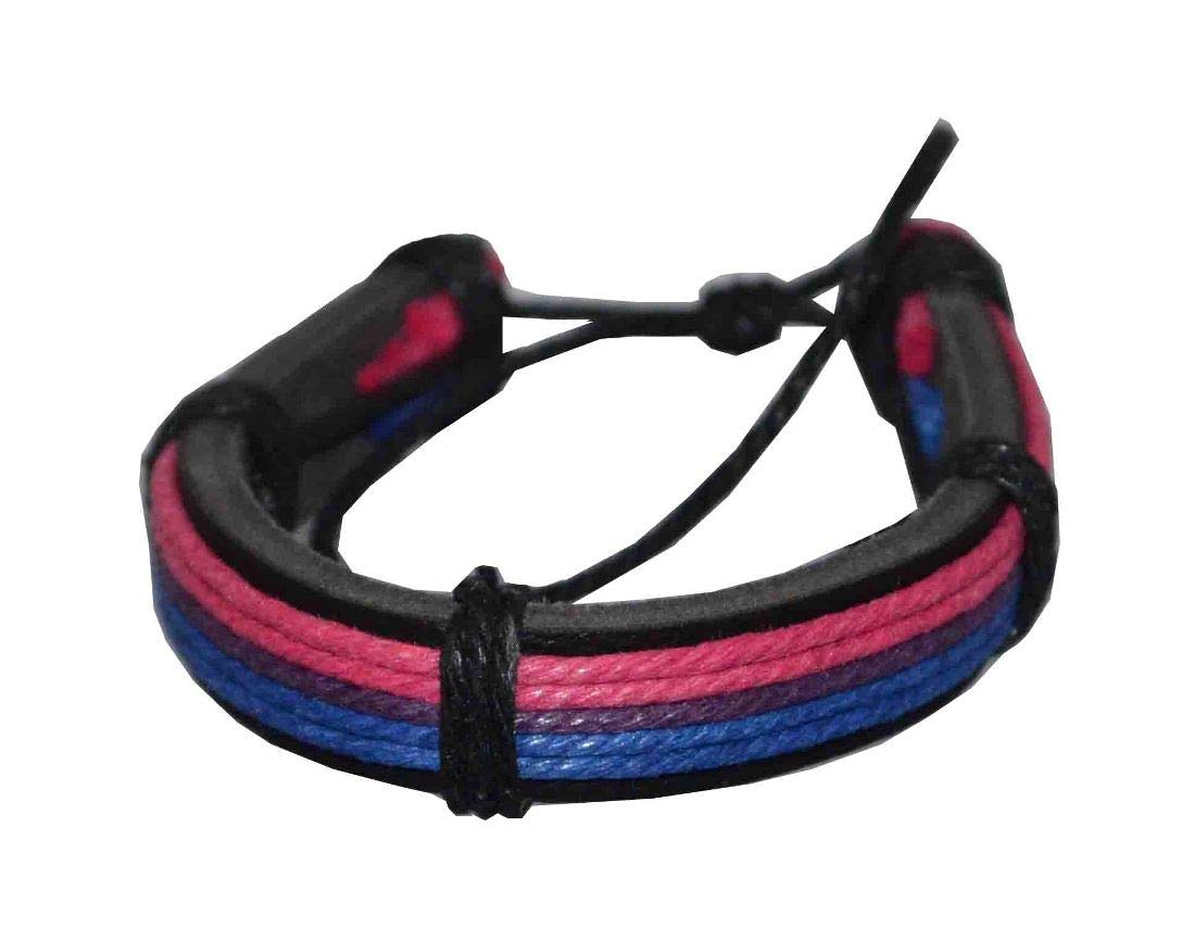 City Bisexual Wristband Pink Purple Blue