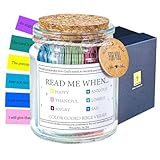 Read Me When Bible Verses Jar For Daily Encouragement, Color Coded Bible Verses in a Jar, Motivational Daily Prayer Jars, Scripture Cards, Christmas Gifts, Christian Gifts for Women, Men