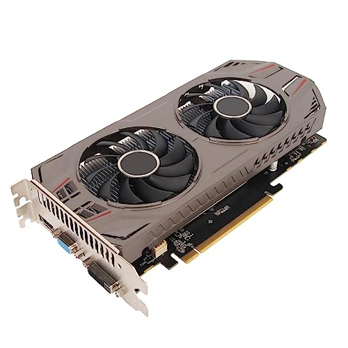 Image of 750 Ti Graphics Card, 2GB GDDR5 128bit Gaming Video Card with Cooling Fan, PCI Express 3.0, DVI D, VGA, GPU Graphics Card for PC Computer