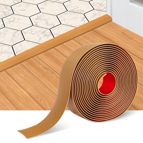 Floor Transition Strip Self Adhesive Floor Cover Strips Laminate 3' Wide Vinyl Flat Divider...