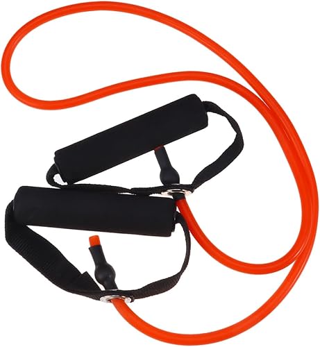 Kisangel 1 correa elástica de resistencia con asa, cuerda elástica para yoga, bandas elásticas para ejercicio, bandas de resistencia para estirar,