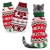 BWOGUE 2 Packs Cat Christmas Sweater Christma...