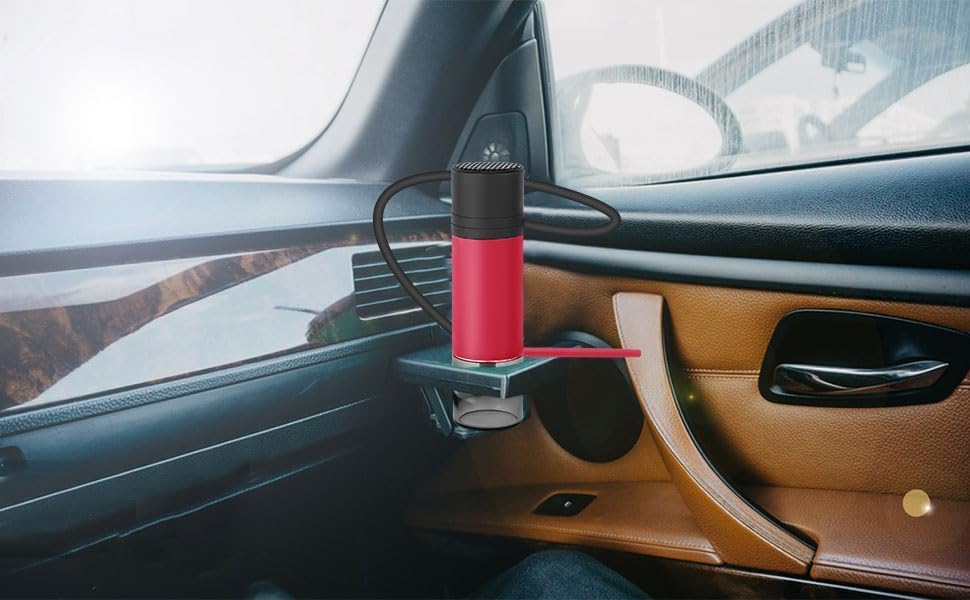 Image of Al Kian Portable Hookah Cup Set with Metal Protection, Premium Silicone and Acrylic Materials, Travel Friendly Design, Anti-Slip Net, Black and Multi-Colour (GREY)
