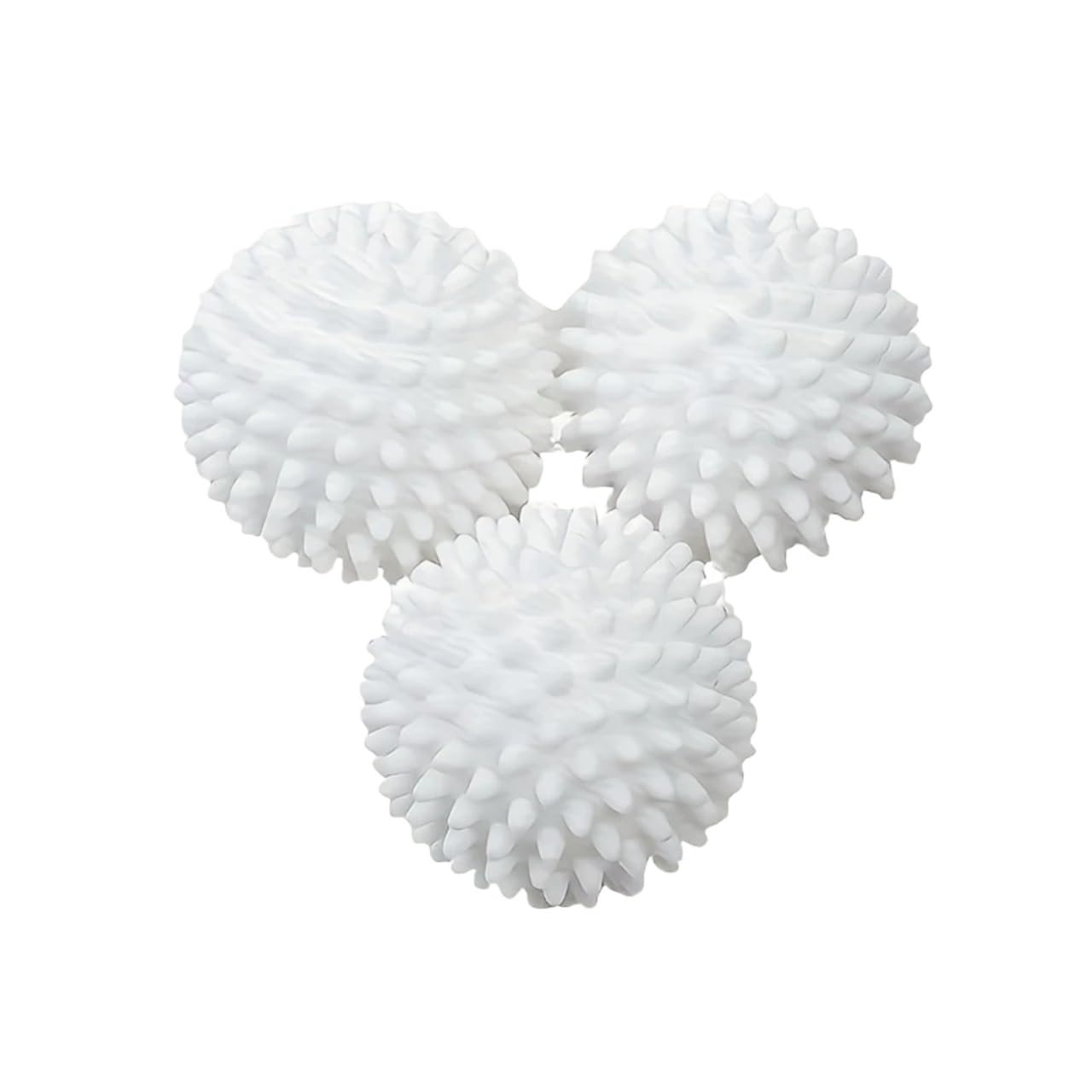 Tumble Dryer Balls, Set Of 6 Reusable Laundry Balls - White, 6cm, s Hair, Softens Clothes