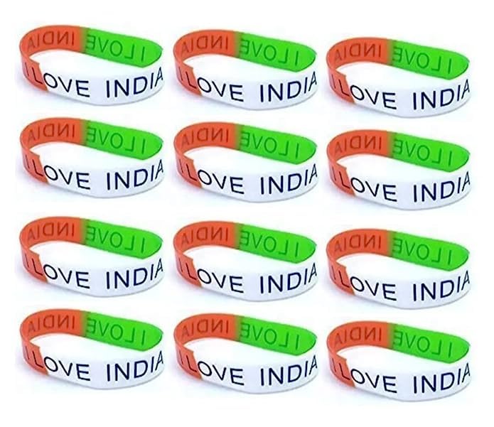 MOOLYAVAAN PRODUCTS National Flag Silicon Handband/Wristband of India Flag For Girls And Boys (24) (B0CRNZS1LR) Amazon Price History, Amazon Price Tracker