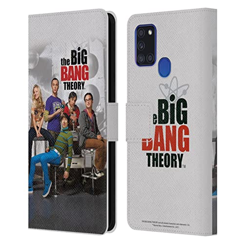 Housse portefeuille Samsung A21s avec fentes cartes The Big Bang Theory