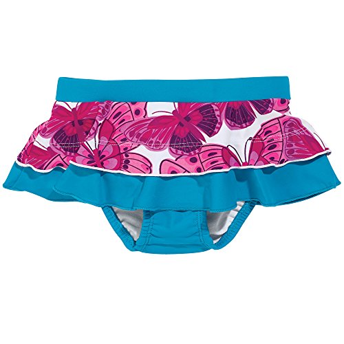 Sun Smarties Girls Reusable Swim Diaper Skirt Washable Swim Suit Bottom Skort