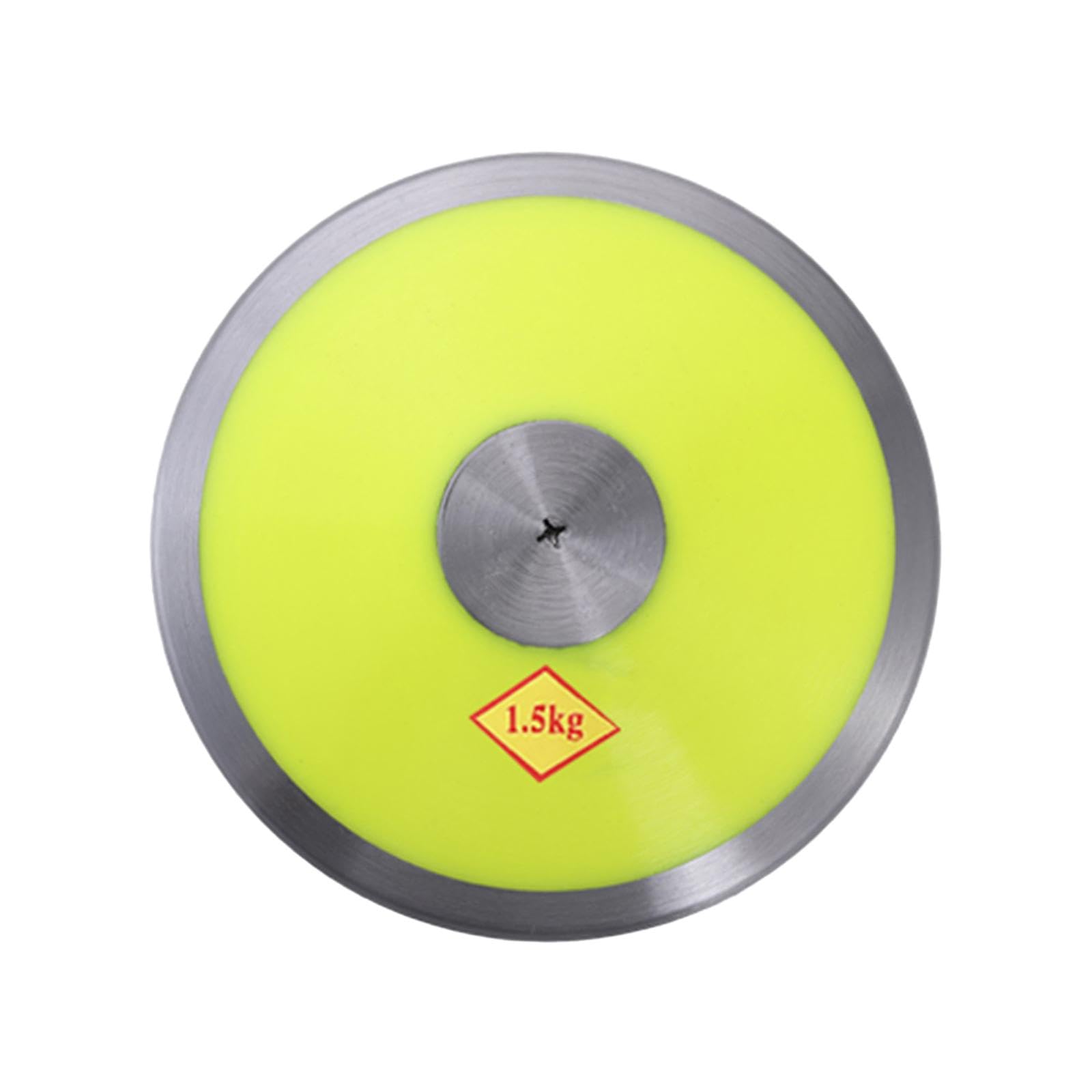 Disco de Nailon 1,5 kg Centro de Acero Entrenamiento Atletismo