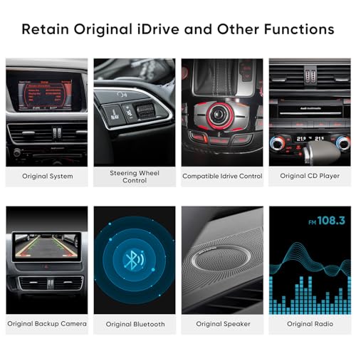 Pantalla táctil inalámbrica 10.25" para Audi Q5 SQ5 2009-2017 miniatura 6