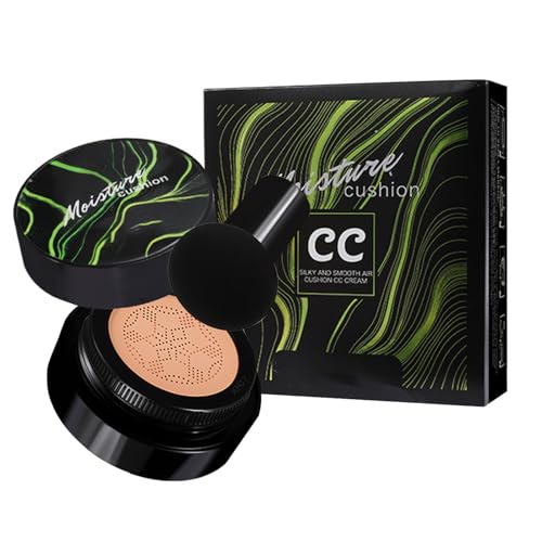 Cc Cream, Acabado De Cobertura Total Con Recarga De Diseño Compacto, 60 G, Corrector Facial Hidratante, Base Cc, Fórmula Hidratante Y Nutritiva Para La Piel, Para Cualquier Ocasión, Como Uso Diario Pa