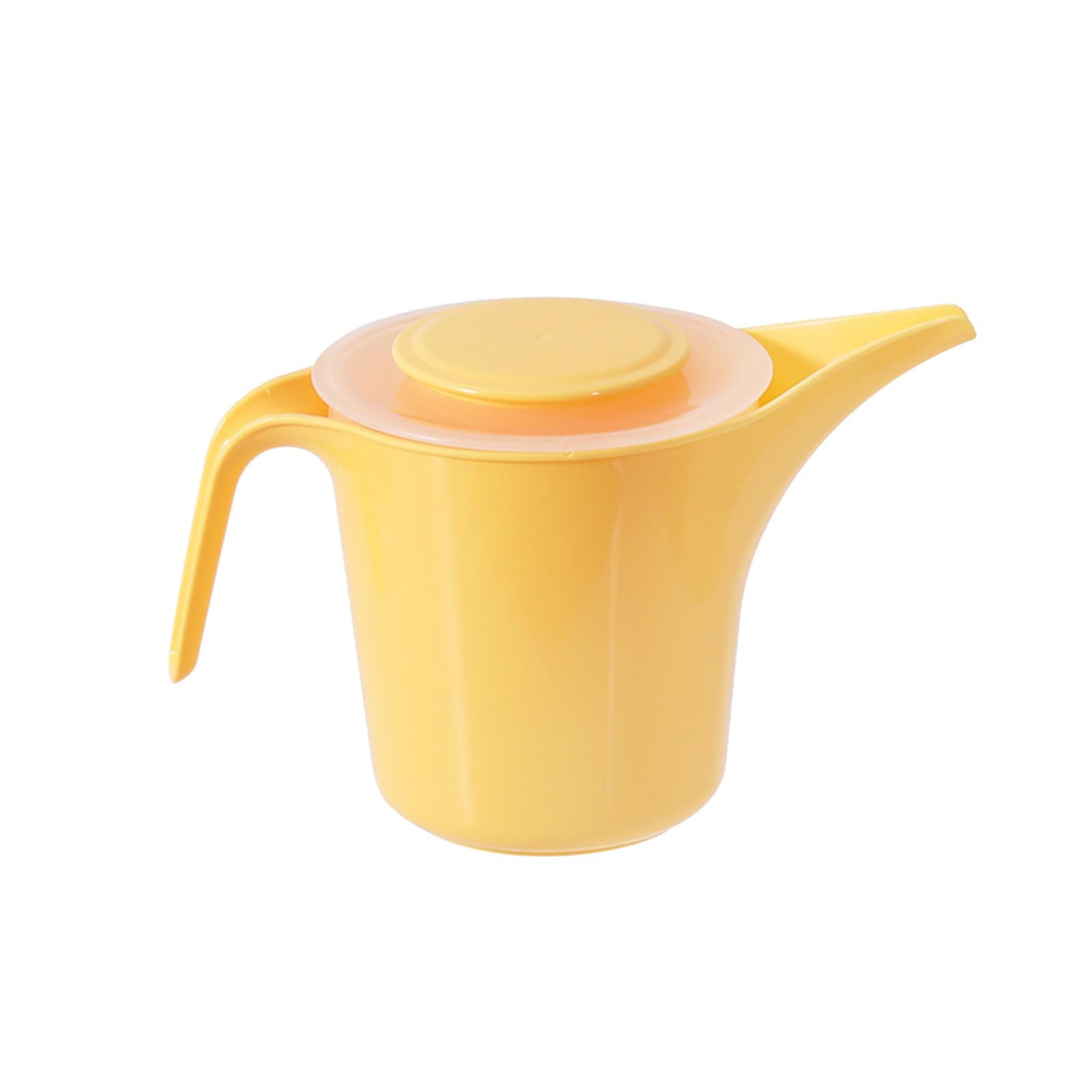 Yes Studio Mug Measuring Pitcher Pour Cup with Splashs Cover Measuring Mixing Cup for Kitchen Baking Landscaping Watering Measure Pitcher with Splashs Cover Transparent Winter (Yellow, 26x16x14.5cm)