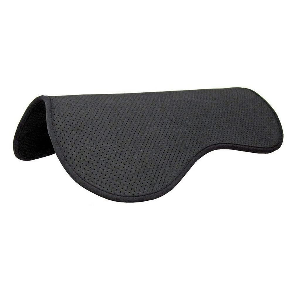 Contour No Slip Saddle Pad: Black