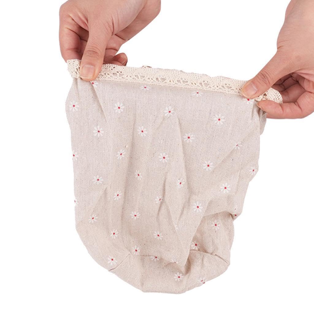Fodera per cestino da bicicletta, accessori per bici con design intrecciati, offre spazio pratico per riporre i giocattoli dei bambini quando va in bicicletta, Beige, 23x19x16.5 cm