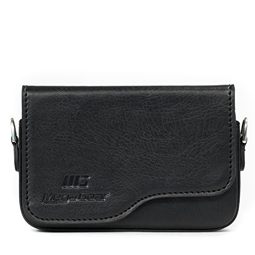 Funda de cuero MegaGear MG1089 para cámara Canon PowerShot miniatura 2