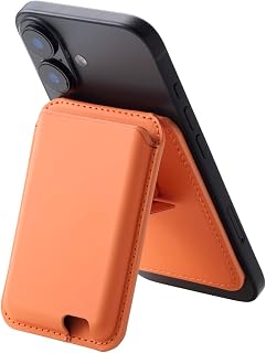 Elecom 宜丽客 钱包支架 MAGKEEP 带防磁片 橙色 AMS-MAGWSDR