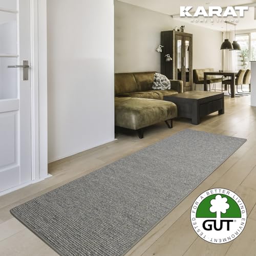 Alfombra de pasillo de 67 x 350 cm por metros gris para cocina y sala de estar 3