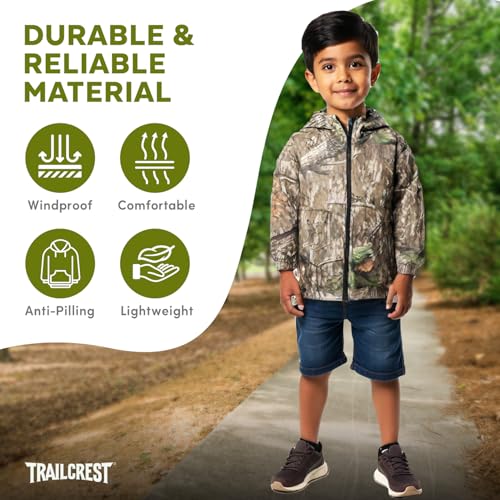 Mossy Oak Kid's Insulated Camo Jacket – Country Roots Pattern – Quilted Lining, Cotton Twill Shell, Cold Weather Work Jacket4