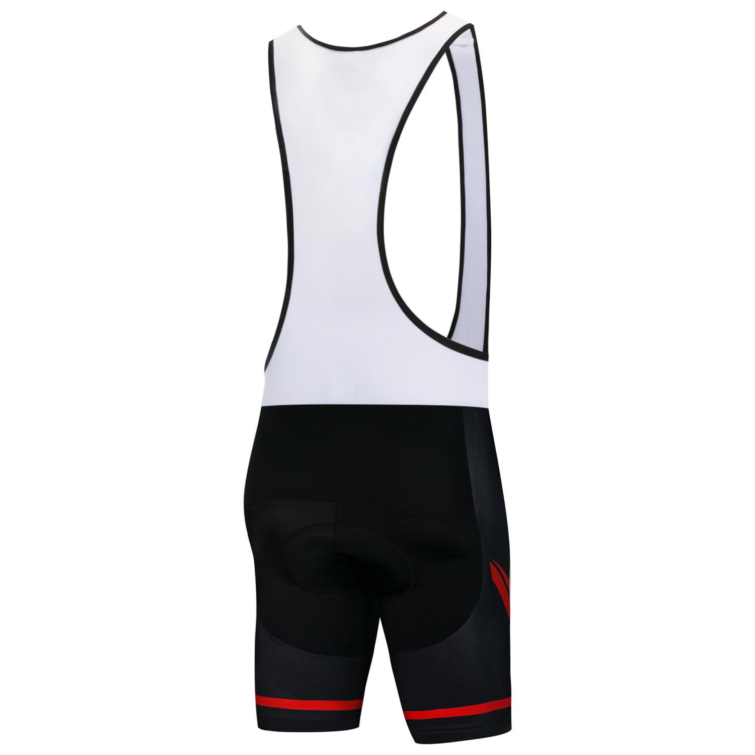 Cycling Men Bib Shorts for Cycling with 3D Padded Women Bike Bib Shorts Tight Stripe Red
