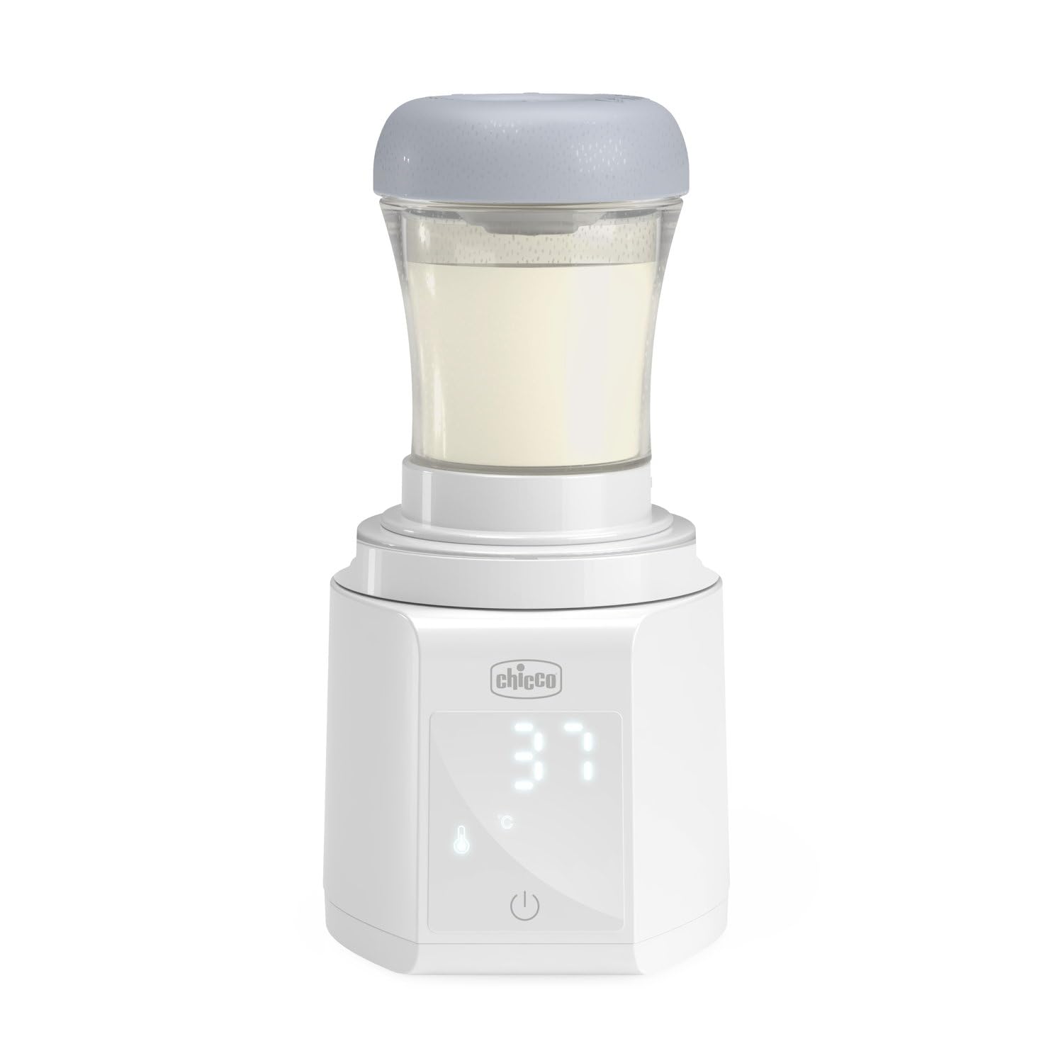 Chicco Scaldabiberon Portatile Multifunzione con Sterilizzatore, Autosterilizzante, Riscaldamento Rapido Latte e Sterilizzazione Ciucci, Batteria USB-C, 7 Adattatori Inclusi, Chicco e Altri,Senza Fili