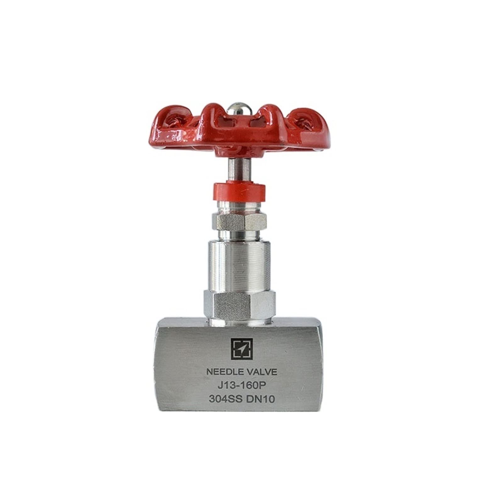Válvula de globo de aguja de alta presión (1/4", 3/8" y 1/2") - Rosca interna BSP for agua, aceite y gas - for instalaciones de ocio