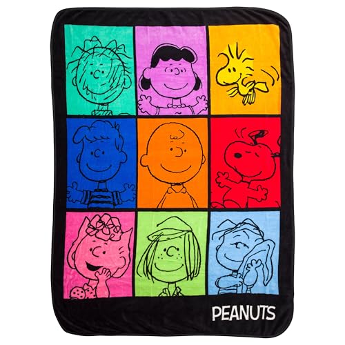 Silver Buffalo Peanuts Featuring Pig-Pen, Lucy, Woodstock, Schroeder, Charlie Brown,...