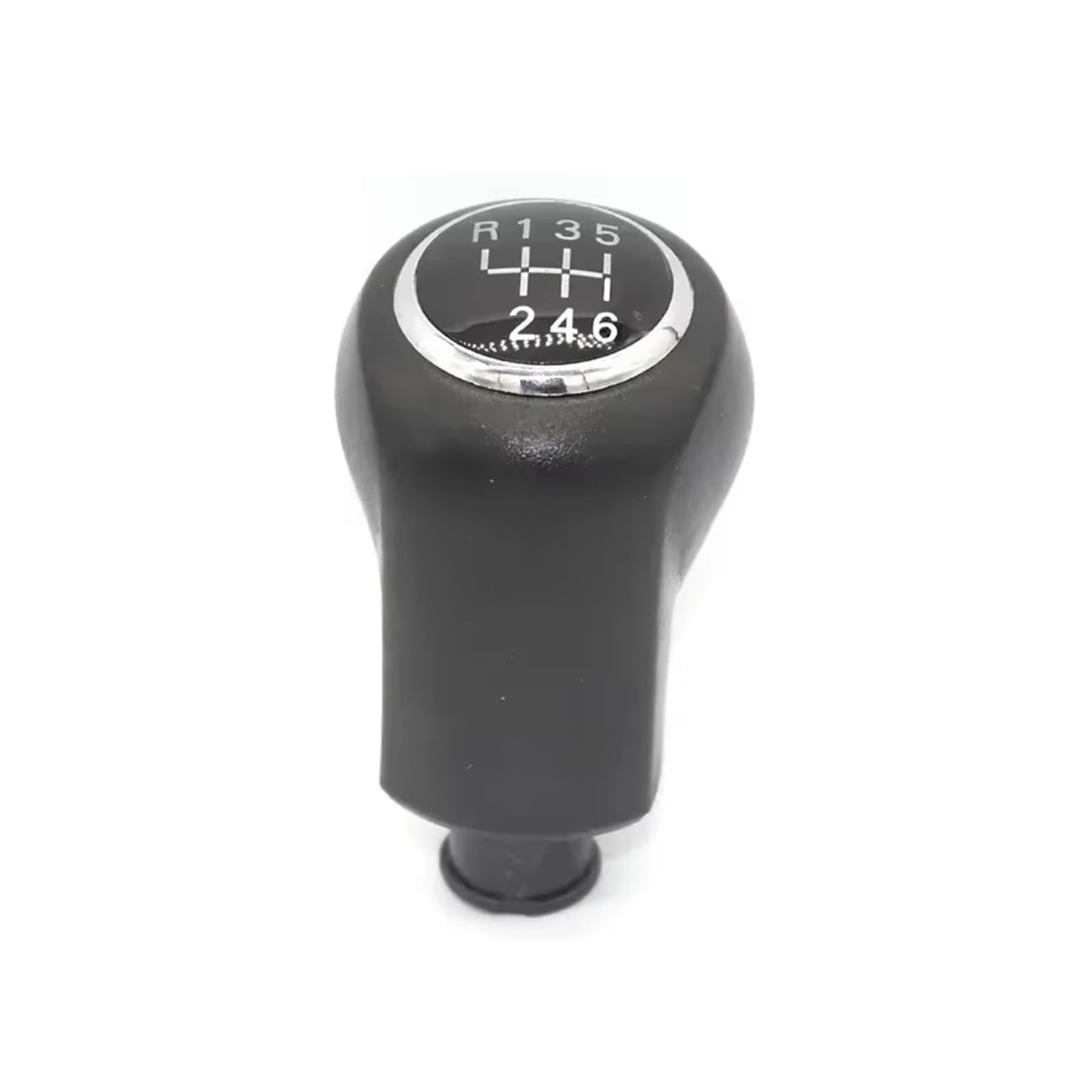 Xkoehxj 6 Speed Knob Car Gear Shift Knob For Opel For Vauxhall For Zafira B 2005-2014 Car Gear Shift Knob 5/6 Speed Leather Boot Cover Gearbox Boot Cover(6 Speed Knob)
