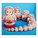 QIFFIY Matrioske Fascino di Bambole nidificante squisita 15pcs / Set Giocattoli per Bambini Giocattoli in Legno Ragazza in Legno Dipinto a Mano Dolls Dolls Puzzle Nidificazione Bambola Gioielli