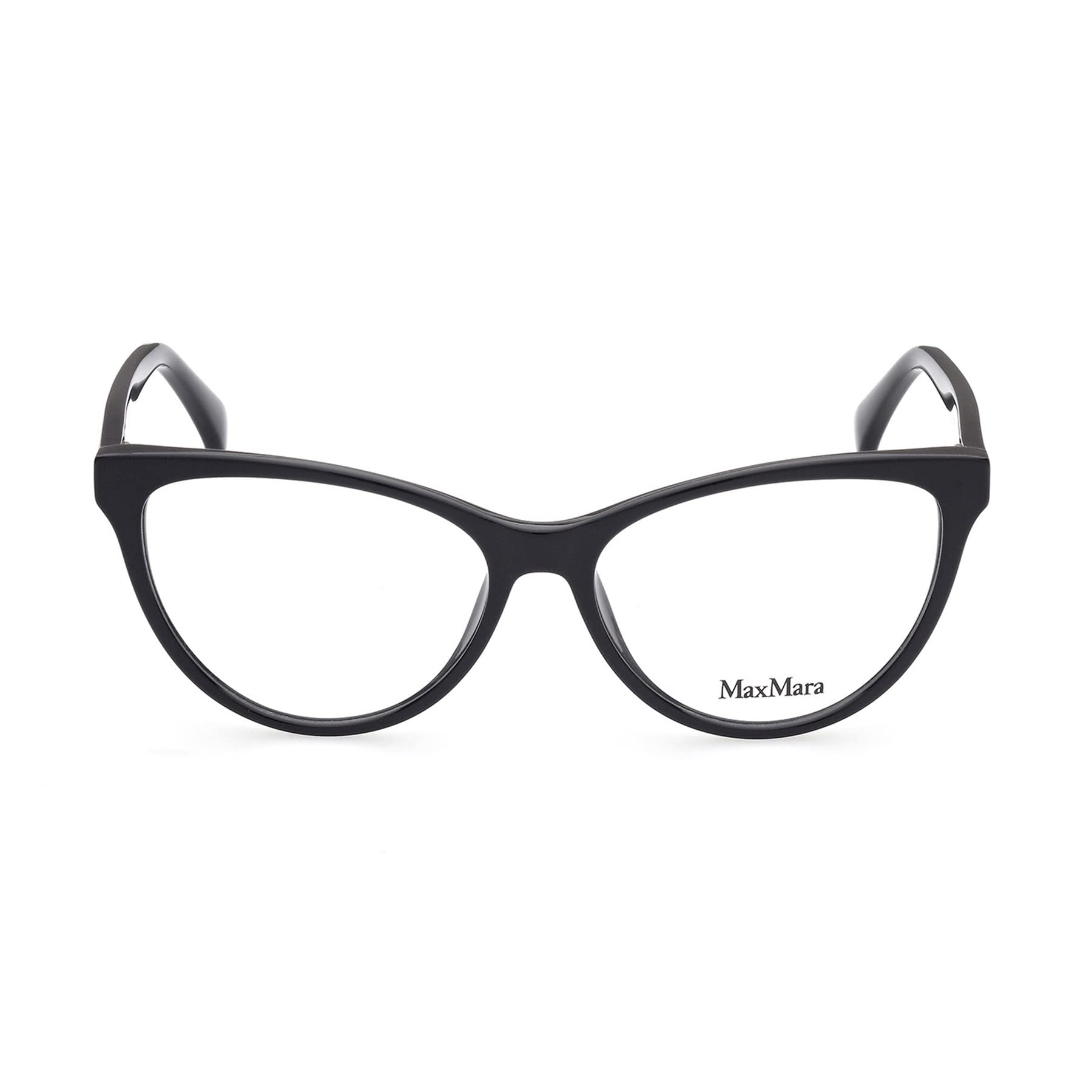 MAX MARA Women's Ophthalmological Armazon Cat Eye | Injected Acetate Material, Colour, Black, M
