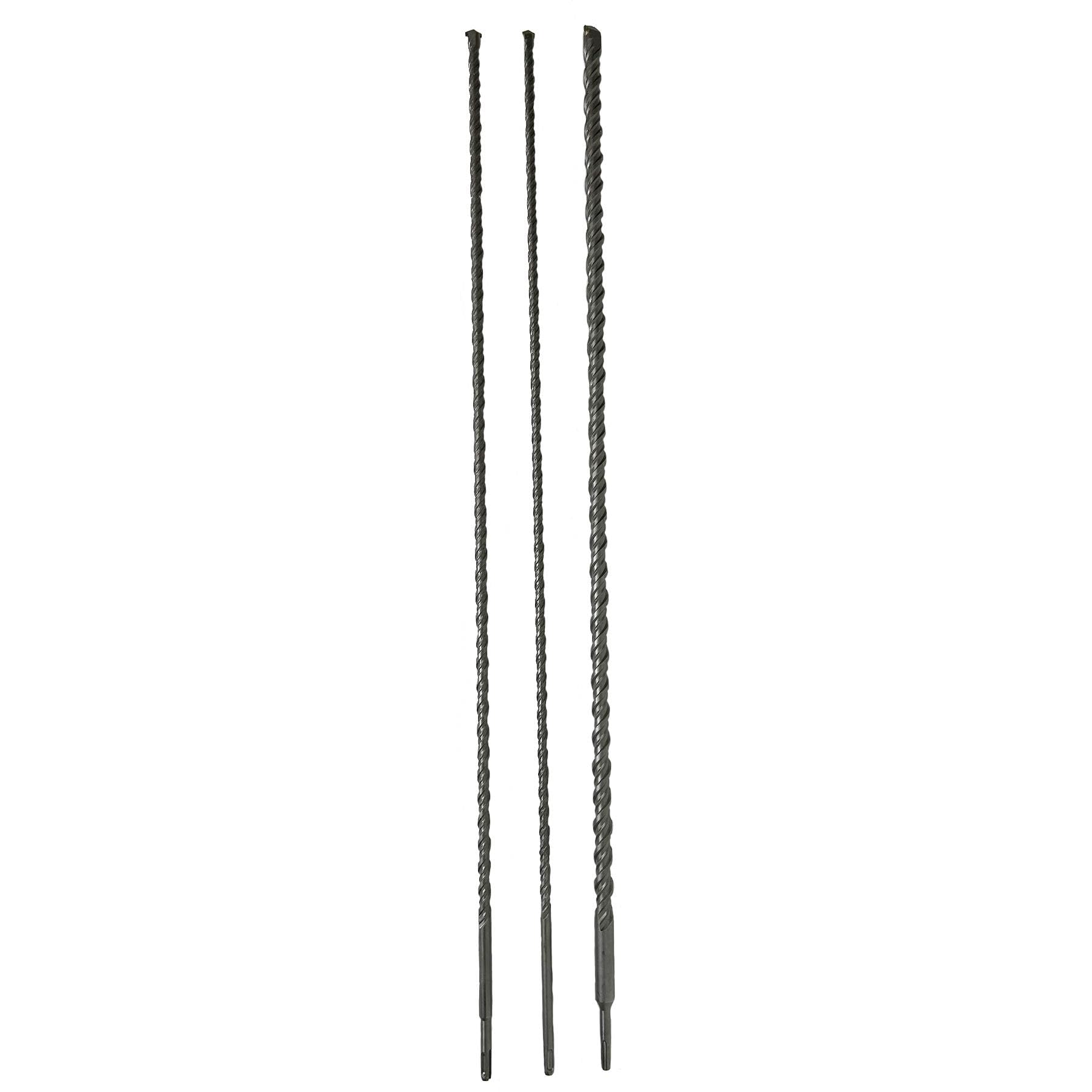 Bardzo duże wiertła SDS Plus 1000 mm firmy Mauerwerk 12 mm, 16 mm i 24 mm TE288