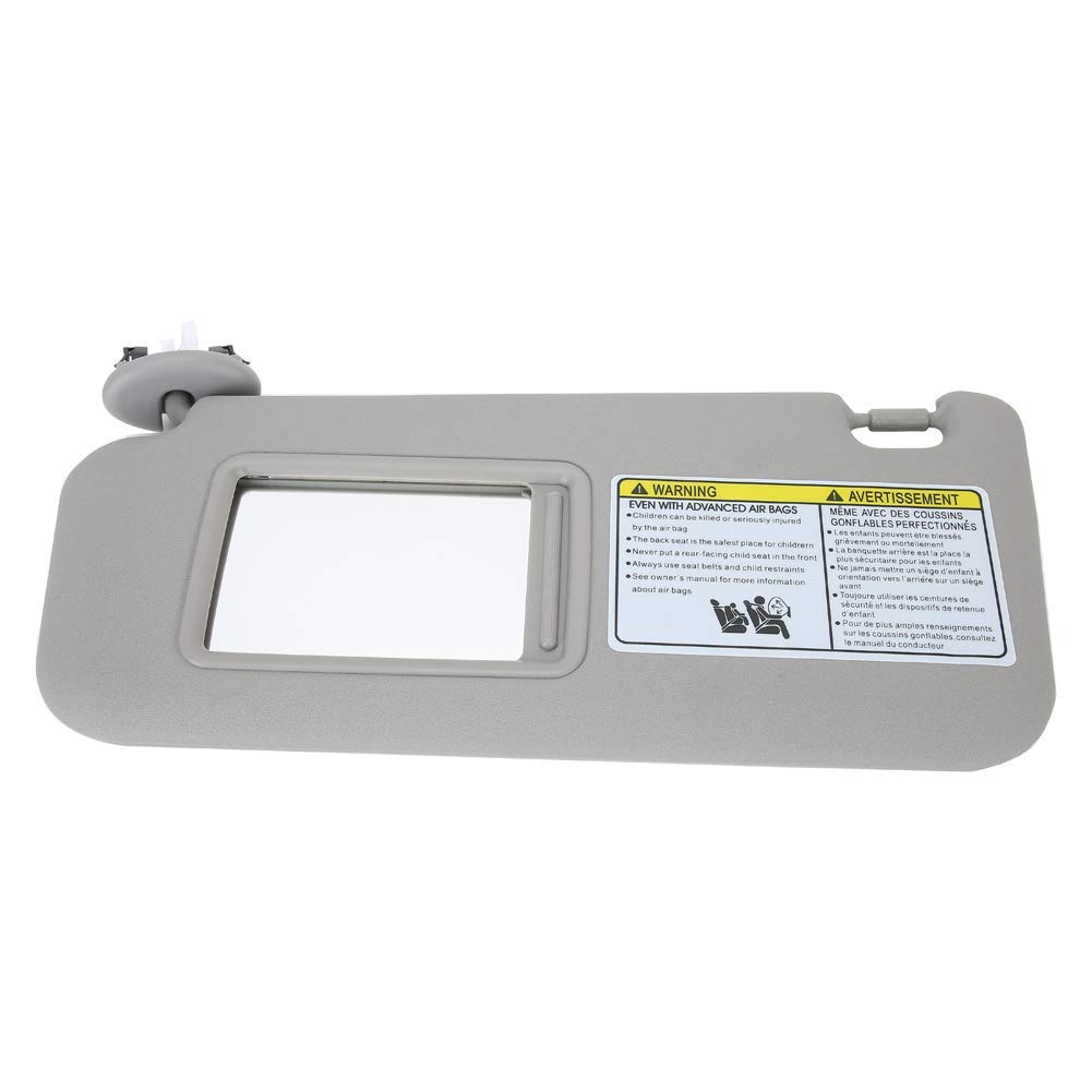 Visiera Parasole Laterale Sinistro Lato Conducente Parasole 74320 − 42501 − B2 Adatta per RAV4 2006 − 2009 Grigio