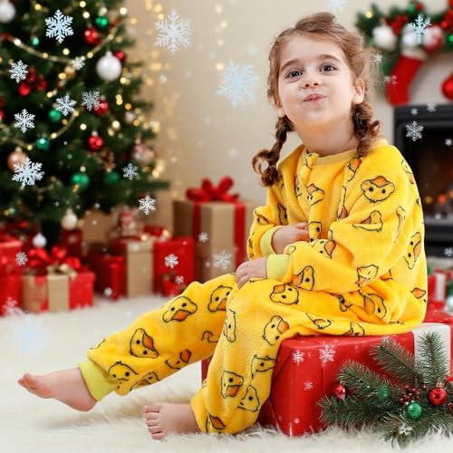 Image of MICHLEY Flannel Sleeping Sack,Baby Sleeping Bag Wearable Blankets 9M-6Y | Toddler Clothes,Unisex Pajamas, Long Sleeve,Zipper, For Autumn Winter,Suitable Girls And Boys,Warm & Breathable