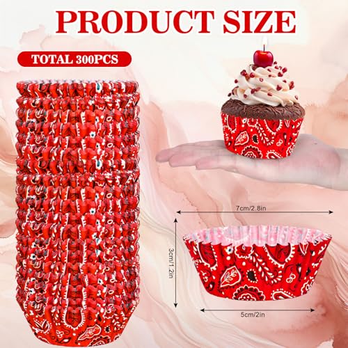 Bandanas de cupcake occidentaux de mariage pour décorer facilement un grand buffet