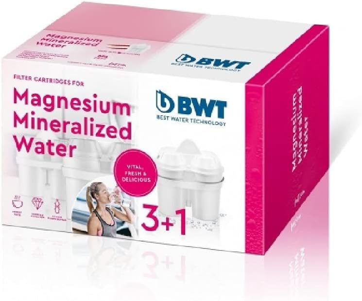 BWTMagnesium Gourmet L0814334 Cartridges Water Filter (Pack of 3 + 1)