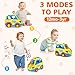 Baby Toys for 1 Year Old Boy Girl Gift Musical Bus Baby Toys 6-12-18 Months Toddler Early Learning Montessori Crawling Toy for 1 2 3 Year Old Boy with Music/Light/Smart Shapes Christmas Birthday Gifts