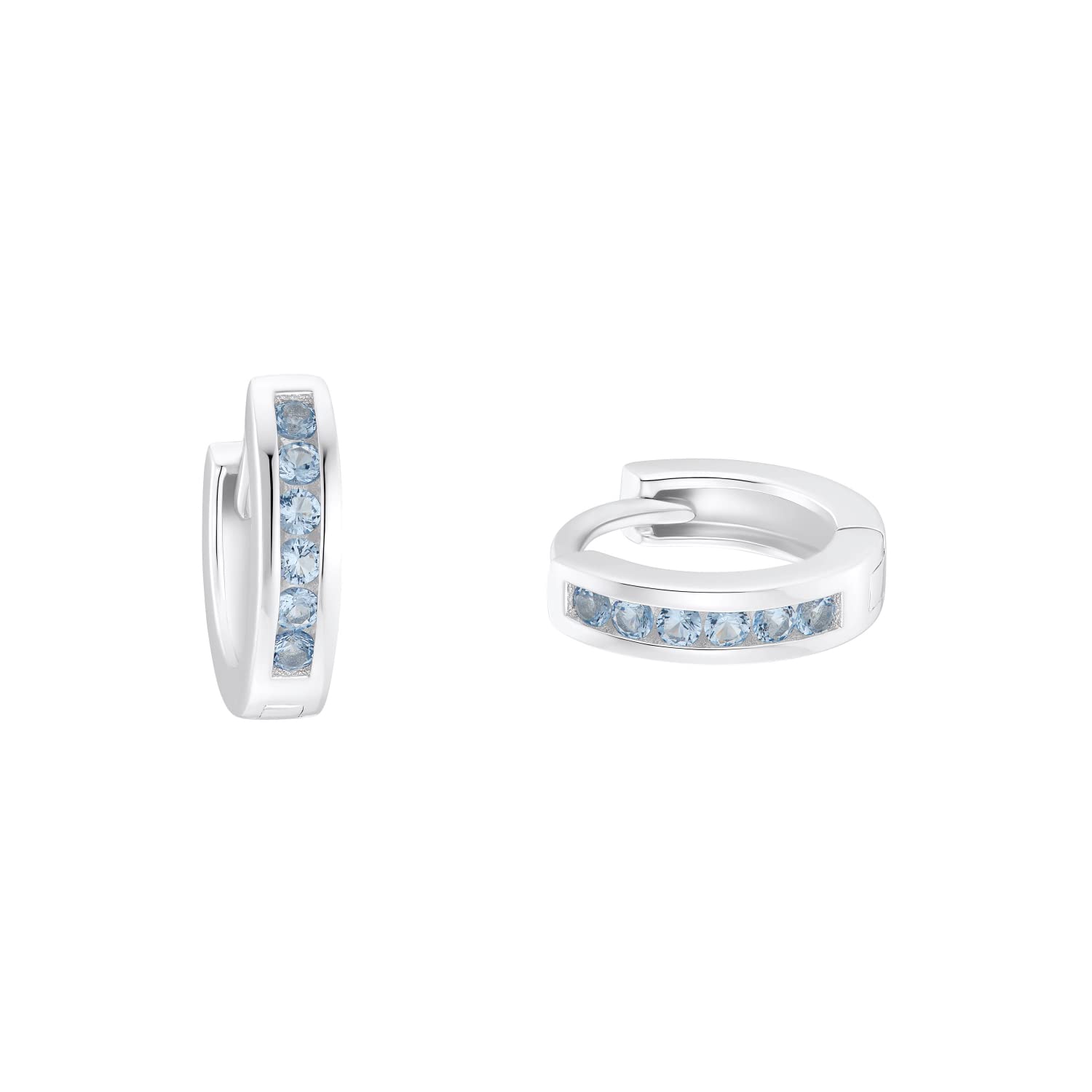 Prinzessin Lillifee Creolen 925 Sterling Silber Mädchen Kinder Ohrschmuck, mit Zirkonia synth., Kommt in Schmuck Geschenk Box