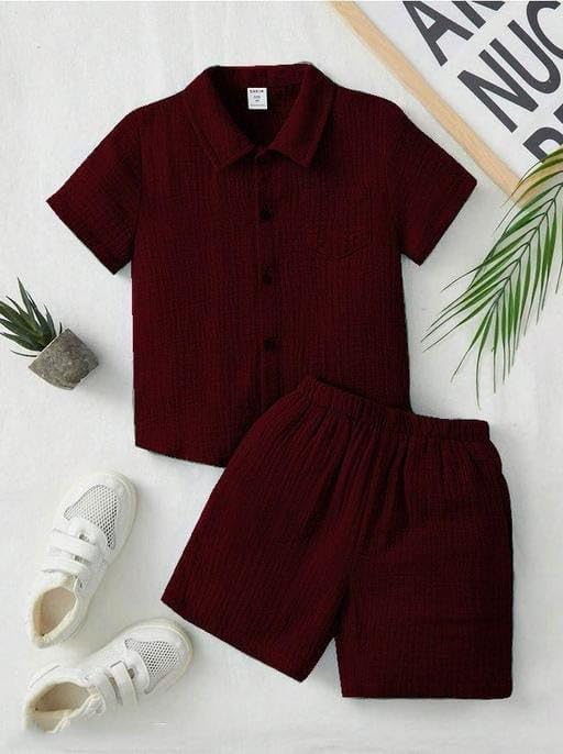 Image of CHALODIA Baby Boy Cotton Blend Co-ord Set - Comfortable & Fashionable