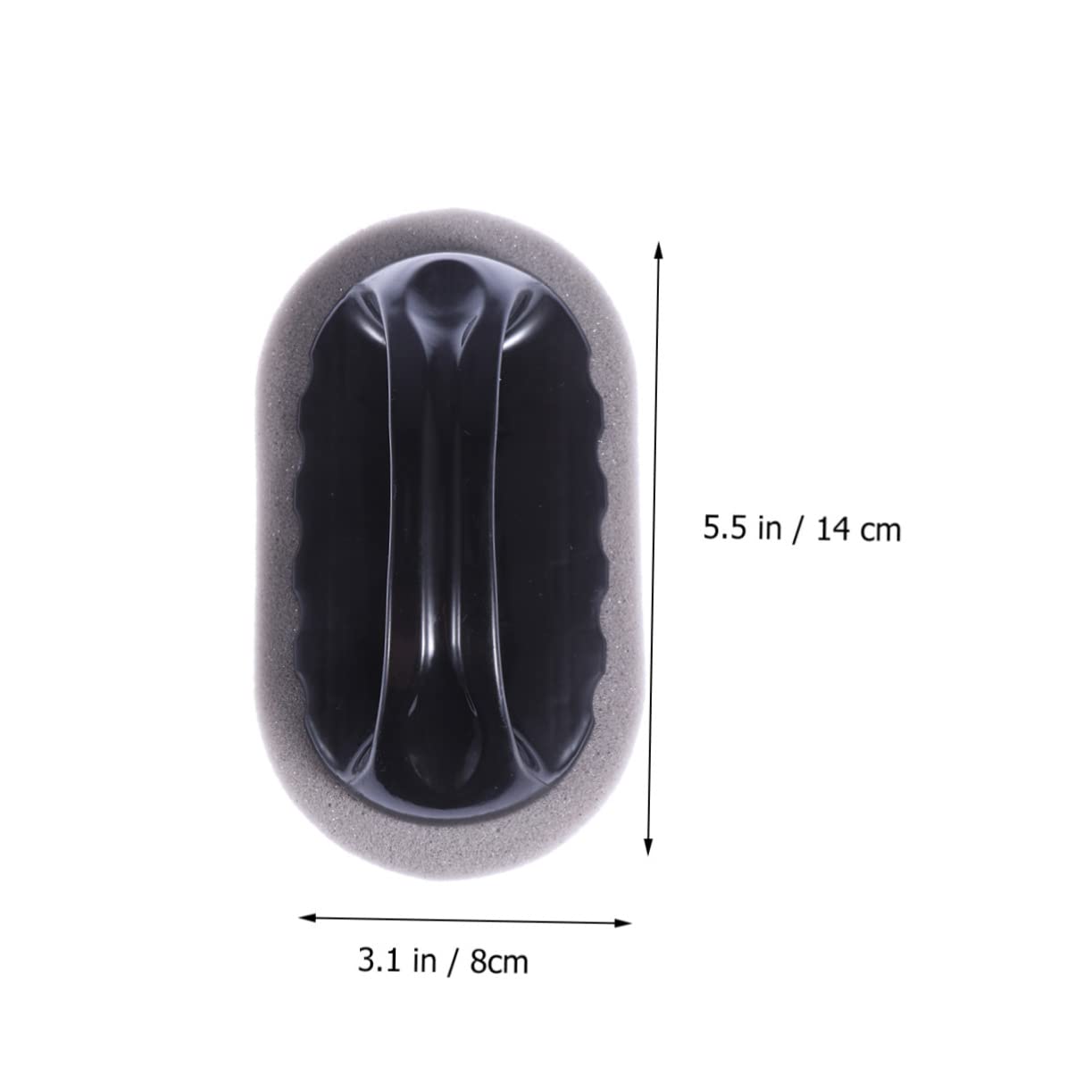 Ipetboom Sponge Brush Handle 2pcs Cleaning Scouring Pad for Pots Pans Sink Bathroom Oven Strong Decontamination