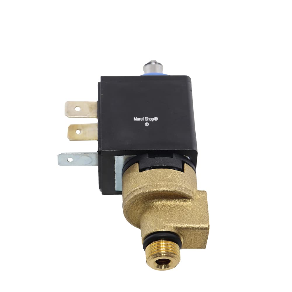 Marel Shop® - Elettrovalvola 3 Vie 230V - 50Hz Tipo Nuovo Verticale per Macchine da Caffè compatibile con Frog Revolution