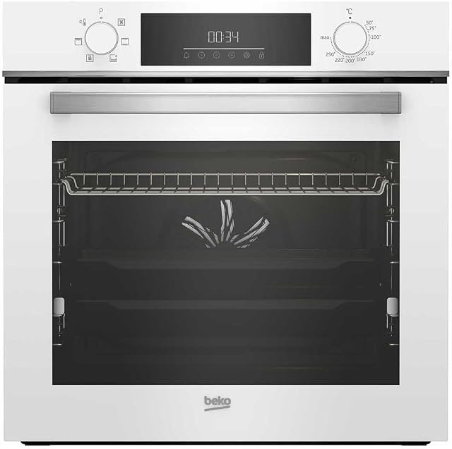 BEKO BBIE18300W: horno multifunción 71 L, AeroPerfect, blanco | AeroPerfect + limpieza por Hidrólisis