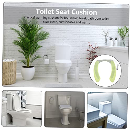 Yardwe Beheizter Toilettensitz Beheizter Toliot-Sitz Toilettensitzbezüge Warmer Toilettensitzwärmer Intelligentes Heizkissen Flanell – Bild 5