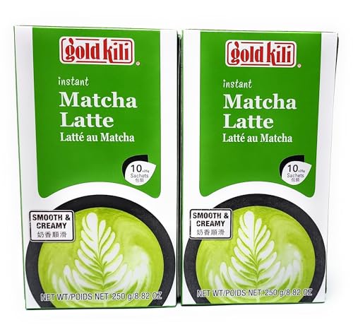 [ 2x 250g (10x25g) ] GOLD KILI Instant MATCHA Latte Getränk / Matcha Latte