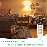 CHEERBEE G9 LED Bulbs Warm White 2700K, 3W G9 LED Light Bulb, 28W 33W 40W Halogen Equivalent, AC 220-240V, 350LM, CRI>85, Capsule Bulb for Crystal Chandelier, No Flicker, Non-dimmable, 10 Pack. - Image 6