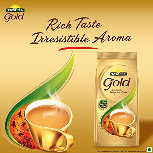 Image of Tata Tea Gold | Premium Assam teas with Gently Rolled Aromatic Long Leaves | Rich & Aromatic Chai | Black Tea | 500g (Pack of 2)