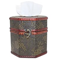 Algopix Similar Product 18 - ZOHUMI Vintage Tissue Box Cover Wooden
