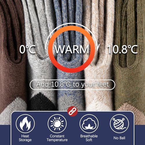 Image of Heatuff Women's 6 Pack Performance Athletic Cushioned Crew Socks With Reinforced Heel & Toe