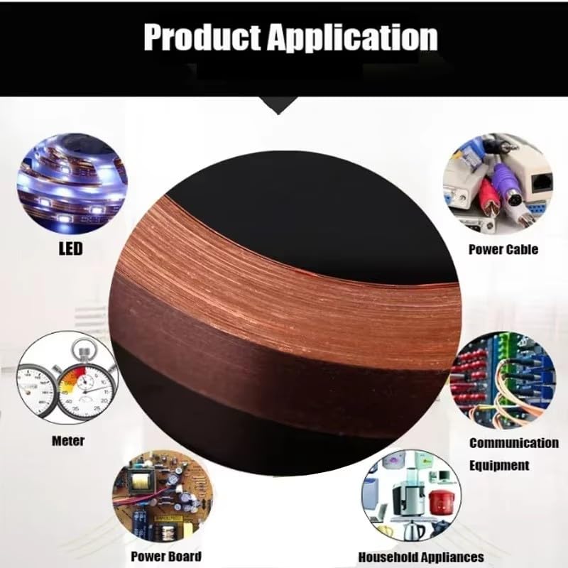 1Pcs 99.9% Copper Foil Shielding Sheet Pure Coppers Cu Metal Sheet Foil Plate Coppers Sheet Thickness 0.05-0.5mm Length1000mm (0.4x100x1000mm)